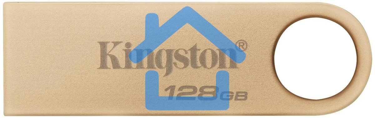 Флешка USB R/W Kingston 128Gb DataTraveler SE9 DTSE9G3/128Gb USB3.0 золотистый