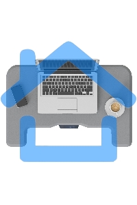 Стол для ноутбука Cactus VM-FDE101 столешница МДФ серый 80x60x123см (CS-FDE101WGY)