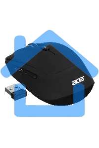 Мышь беспроводная Acer OMR050 черный, 1600 dpi, радиоканал, Bluetooth, USB, кнопки - 6