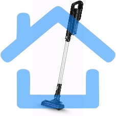 Пылесос вертикальный Vitek Midnight VT-1832 черный/серебристый, питание от аккумулятора, 120 Вт, уборка сухая, пылесборник 0.4 л, работа от АКБ max 35 мин