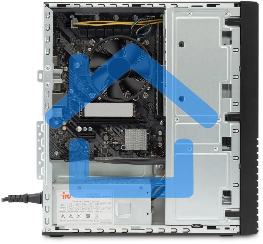 Персональный компьютер IRU 310SC SFF Cel G6900 (3.4) 8Gb SSD256Gb UHDG 710 Windows 11 Professional GbitEth 200W черный (2017897)