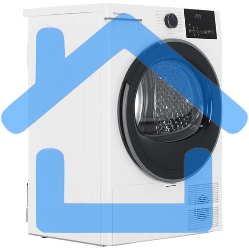 Сушильная машина Hotpoint TDSH 75 W белый, 7 кг, сушка - тепловой насос, программ - 15, 59.7 x 84.6 x 54.3 см