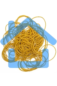 Резинки для купюр Silwerhof 189023 d=60 мм, ширина 2 мм, 1000 гр, натуральный