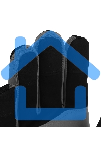 Перчатки универсальные Denzel 68092 двойные, работа с сенсорным экраном, вязаная манжета, размер 8