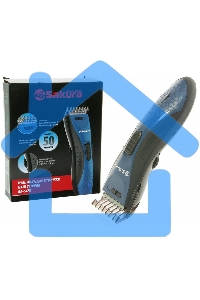 Машинка для стрижки Sakura SA-5175BL-U аккум 3-18 мм Soft Touch USB