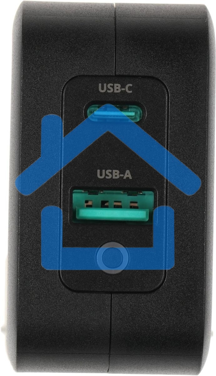 Блок питания TopON TOP-GaN-65WB автоматический 65W 5V-20V 3.25A 2xUSB от бытовой электросети LED индикатор