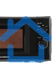 Микроволновая печь Starwind SWM5820 черный, 20 л, 700 Вт, переключатели - поворотный механизм