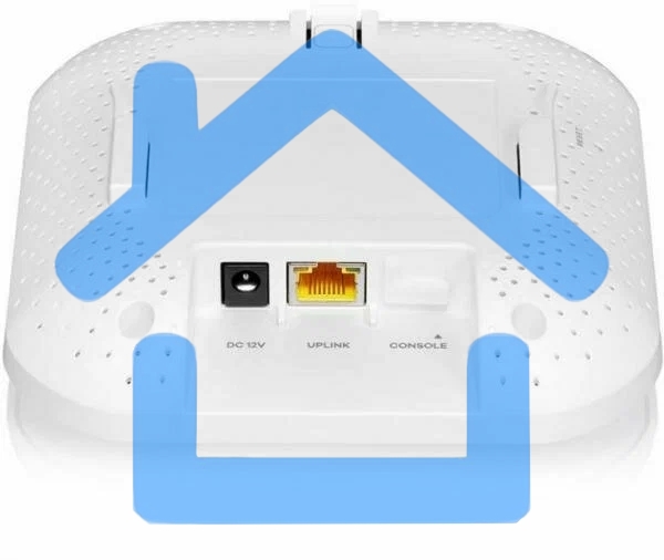 Точка доступа Zyxel NebulaFlex NWA90AX PRO, WiFi 6, 802.11a/b/g/n/ac/ax (2,4 и 5 ГГц), MU-MIMO, антенны 3x3, до 575+2400 Мбит/с, 1xLAN 2.5GE, PoE, защита от 4G/5G, БП в комплекте