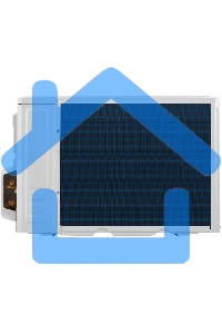 Блок наружный сплит-системы Electrolux Loft EACS-12HAL/N8/out 12000 BTU, 30 м², охлаждение, обогрев