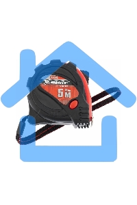 Рулетка Matrix status magnet 3 fixations 5мх25мм обрезиненный корпус зацеп с магнитом