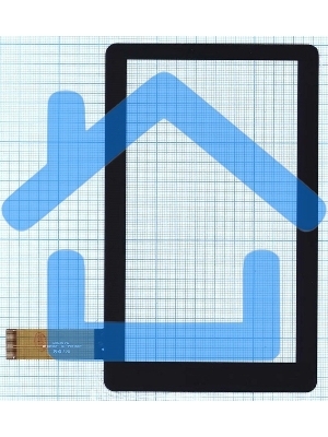 Сенсорное стекло (тачскрин) Ritmix 7, черное