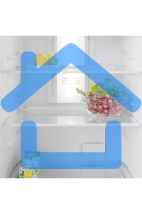 Холодильник Бирюса Б-920NF белый двухкамерный 210/100 л морозилка снизу, No Frost