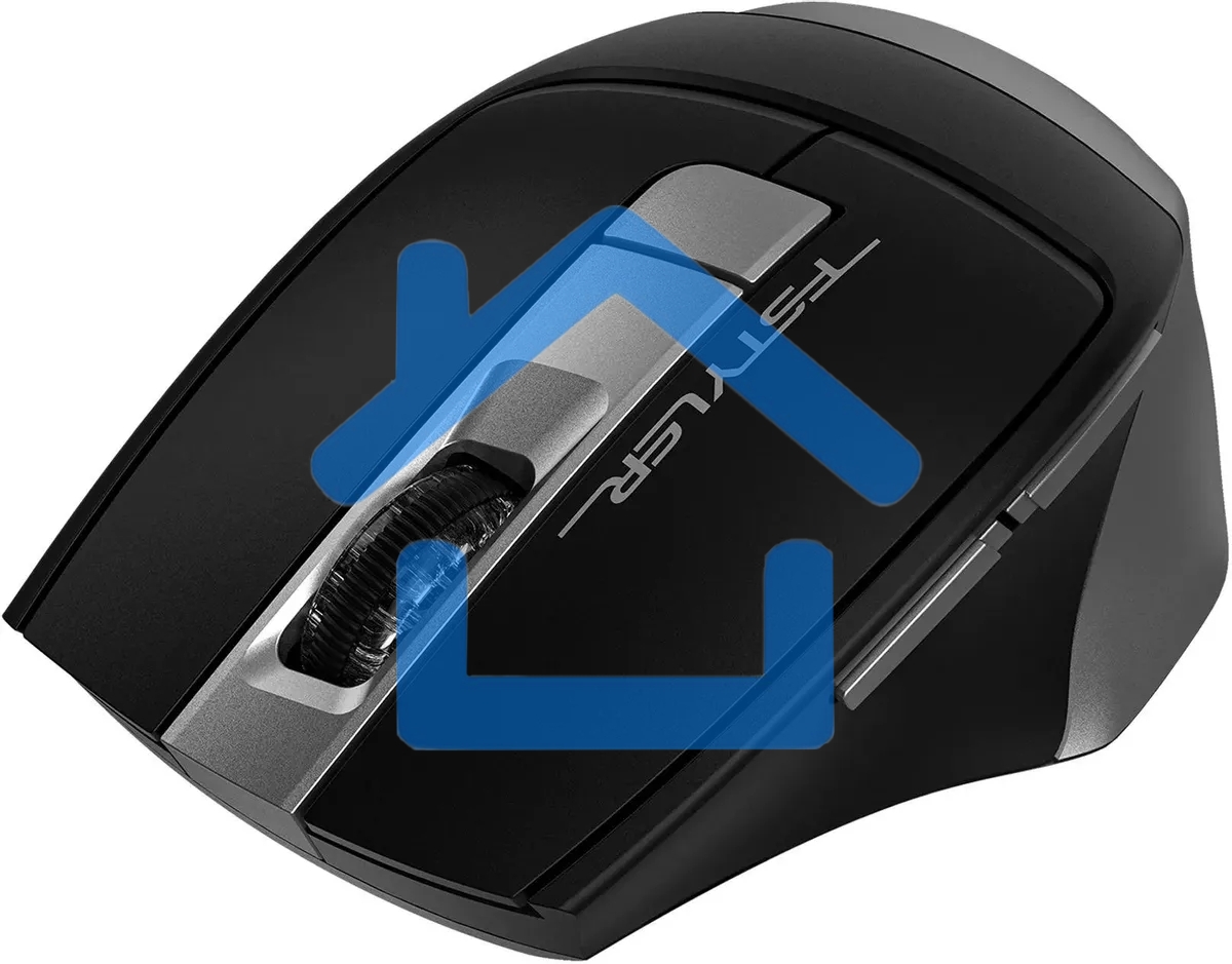 Мышь беспроводная A4Tech Fstyler FB35S серый/черный, 2000 dpi, радиоканал, Bluetooth, USB, кнопки - 5