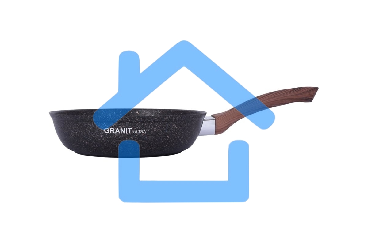 Сковорода Kukmara СГГ280А, 28см, без крышки, синий