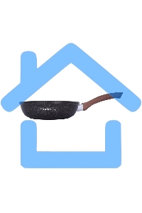 Сковорода Kukmara СГГ280А, 28см, без крышки, синий