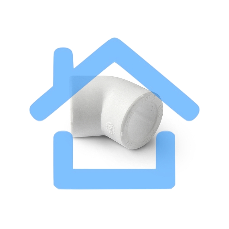 Уголок 45 град. 63 полипропиленовый PPR белый PRO AQUA