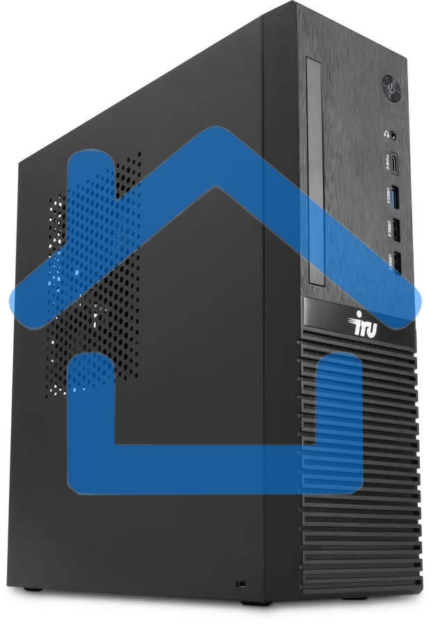 Персональный компьютер IRU 310SC SFF Cel G6900 (3.4) 8Gb SSD256Gb UHDG 710 Windows 11 Professional GbitEth 200W черный (2017897)