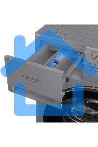 Стиральная машина Maunfeld MFWM148STSL02 серебристая, загрузка фронтальная 8кг, 1400 об/мин., класс: A+++