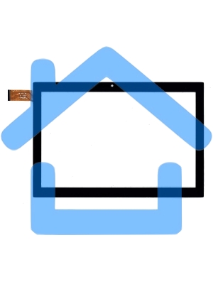 Сенсорное стекло (тачскрин) WJ2066-FPC-V2.0, черное