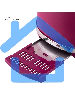 Тостер Galaxy Line GL 2916, малиновый джем, металл, 900 Вт, 6 степеней поджарки