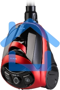 Пылесос Hyundai HYV-C1990 красный/черный, 250/1800 Вт, уборка сухая, пылесборник контейнер, 1.5 л