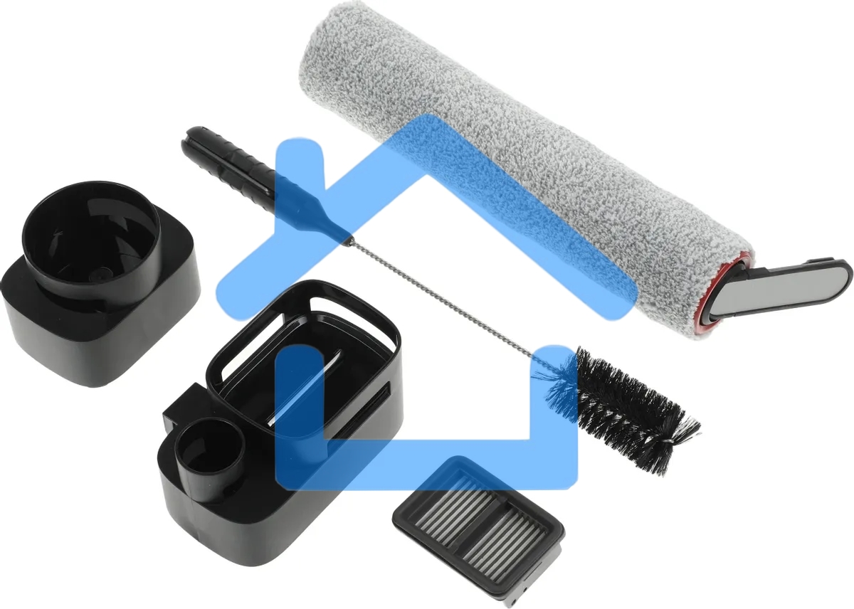 Пылесос моющий Dreame Wet and Dry Vacuum H12 Pro серый, питание от аккумулятора, 300 Вт, уборка влажная/сухая, пылесборник 0,9 л, работа от АКБ max - 35 мин