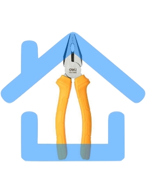 Комбинированные плоскогубцы Deli DL2008C 200мм, пластиковая рукоять