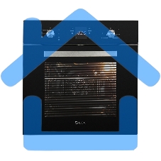 Духовой шкаф электрический встраиваемый LEX EDM 071 BL черный