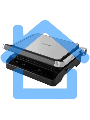 Электрический пресс-гриль Endever Grillmaster-245, серебристый/черный, 2300 Вт, терморегулятор, размер пов-ти 29,8х22 см, 2 шт/уп