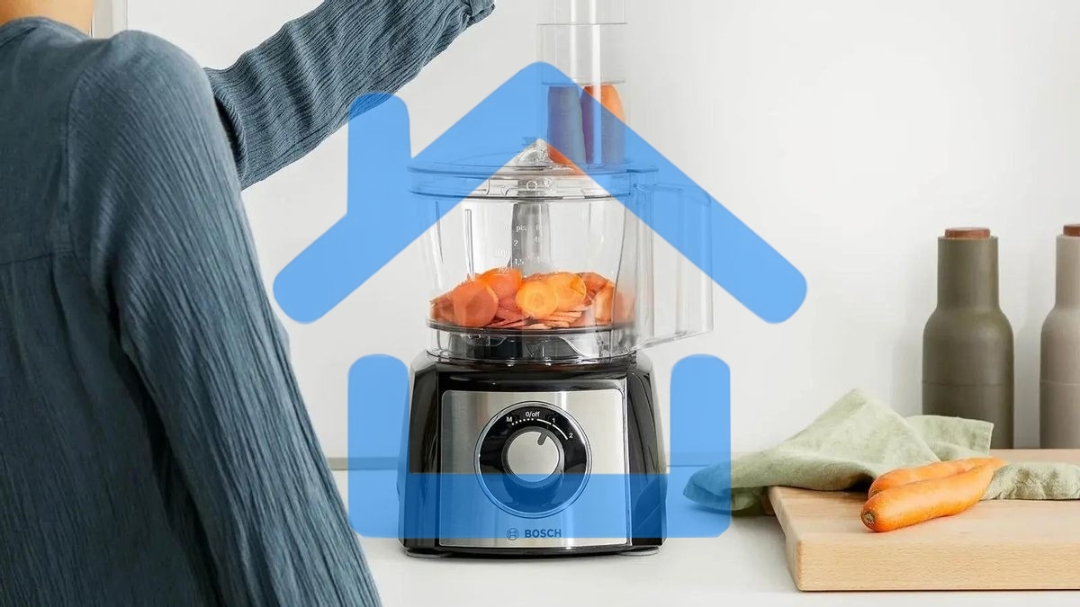 Кухонный комбайн Bosch MCM3501M 800 Вт, Скорости: 2, Блендер 1 л, Чаша 2.3 л, черный/серебристый