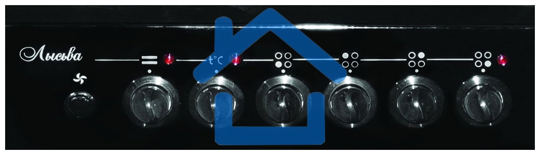 Плита электрическая Лысьва EF4004MK00 черный, конфорок 4 электрических, духовка 57 л, 50 см x 84 см x 60 см (без крышки)