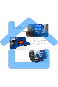 Станок заточной ЗУБР ПСТ-200 профессиональный, d200 мм, 500 Вт, ПСТ-200