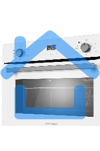 Шкаф духовой электрический Maunfeld AMCO537GW