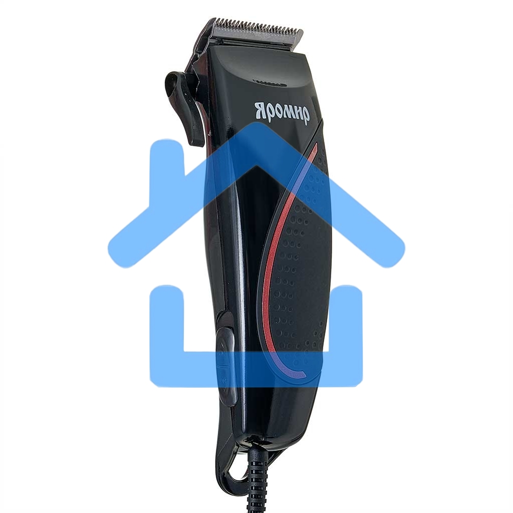 Машинка для стрижки волос ЯРОМИР ЯР-702 черный с красным
