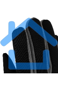 Перчатки универсальные Denzel 68092 двойные, работа с сенсорным экраном, вязаная манжета, размер 8