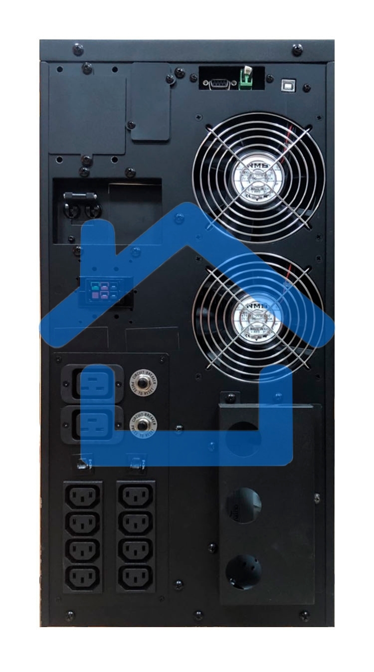 Источник бесперебойного питания Powercom MACAN, On-Line, 10000VA / 10000W, Tower, IEC, LCD, Serial+USB, SmartSlot, подкл. доп. батарей