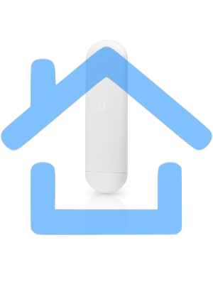 UBIQUITI NS-5AC-EU NanoStation 5AC Точка доступа (AP/CPE), 5 ГГц, airMAX ac, 15 км, MIMO 2х2