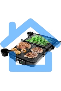 Электрогриль Kitfort КТ-1656 2000Вт черный