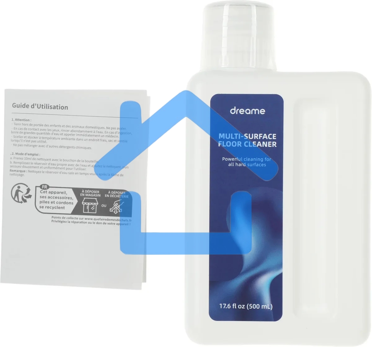 Пылесос моющий Dreame Wet and Dry Vacuum H12 Pro серый, питание от аккумулятора, 300 Вт, уборка влажная/сухая, пылесборник 0,9 л, работа от АКБ max - 35 мин