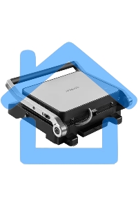 Электрический пресс-гриль Endever Grillmaster-245, серебристый/черный, 2300 Вт, терморегулятор, размер пов-ти 29,8х22 см, 2 шт/уп