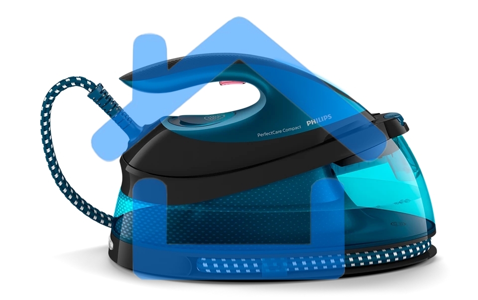 Паровая станция Philips GC7833/80, синий / черный