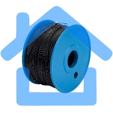 Проволока упаковочная в ПВХ Rexant 09-0102 черная, бухта 250 м