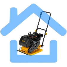 Виброплита бензиновая Denzel VC-30W 3.6 л, 1.7 л/ч, 30 кН, подошва 65х45, 108 дБ