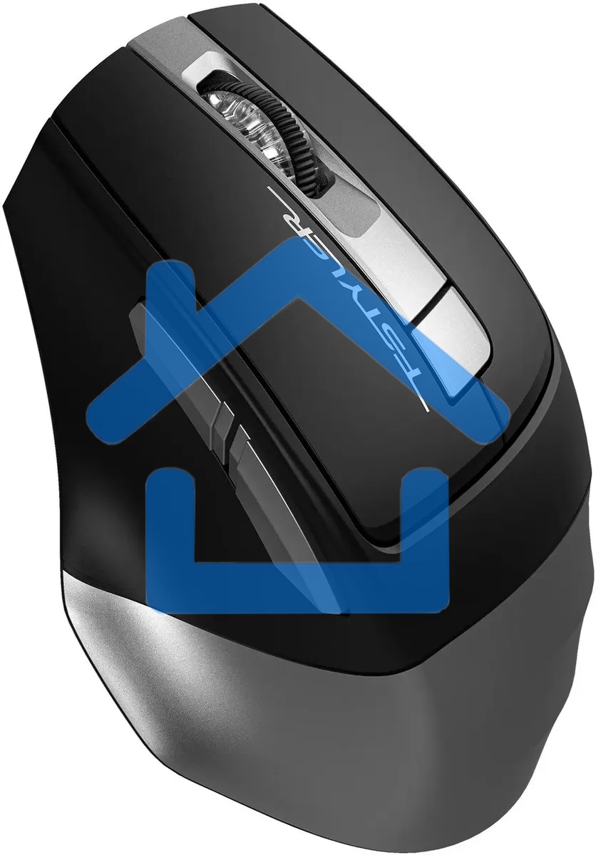 Мышь беспроводная A4Tech Fstyler FB35S серый/черный, 2000 dpi, радиоканал, Bluetooth, USB, кнопки - 5