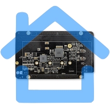 Одноплатный компьютер RockPi ROC RK3399 MEZZ M2-POE w/ POE