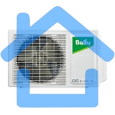 Кондиционер сплит-система Ballu BSGRI-18HN8_22Y инвертор, 18000 BTU, 46 м², 34 дБ, охлаждение, обогрев, осушение, белый