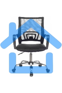 Кресло компьютерное Бюрократ CH-695NLTSL черный TW-01 TW-11, сетка/ткань, крестовина металл хром