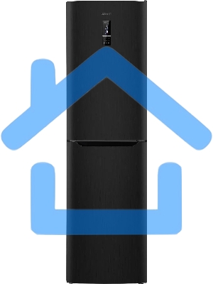 Холодильник Atlant ХМ-4625-159-ND черный двухкамерный 211/125л морозилка снизу