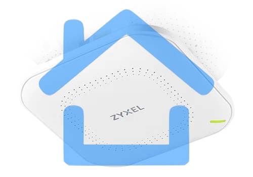 Точка доступа Zyxel NebulaFlex NWA90AX PRO, WiFi 6, 802.11a/b/g/n/ac/ax (2,4 и 5 ГГц), MU-MIMO, антенны 3x3, до 575+2400 Мбит/с, 1xLAN 2.5GE, PoE, защита от 4G/5G, БП в комплекте