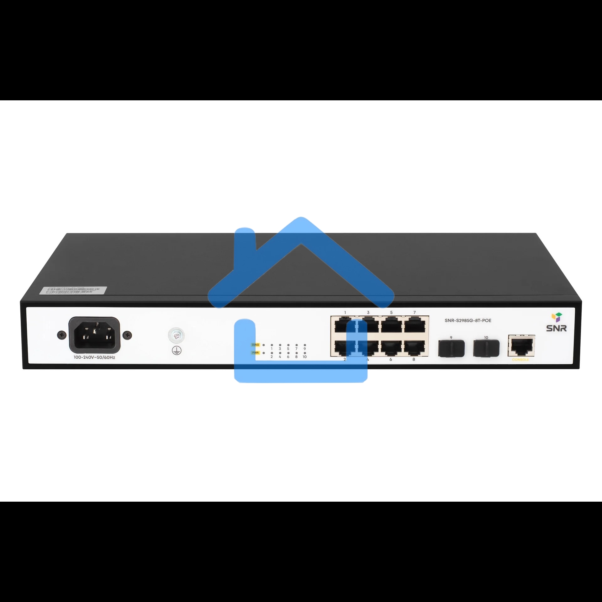 Коммутатор SNR SNR-S2985G-8T-POE, 1Гбит/с, количество портов 8 шт, (L2)